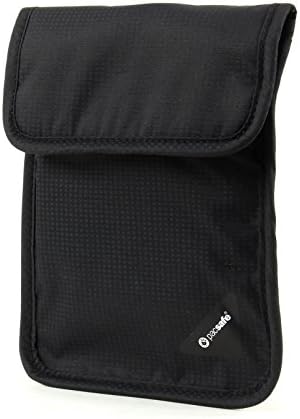 Pacsafe Coversafe X75 Anti-Theft RFID Blocking Neck Pouch, Black