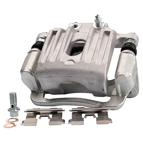 Image of TRQ Rear Right Brake Caliper w /Bracket Passenger Side | For 2007-2009 Hyundai Santa Fe