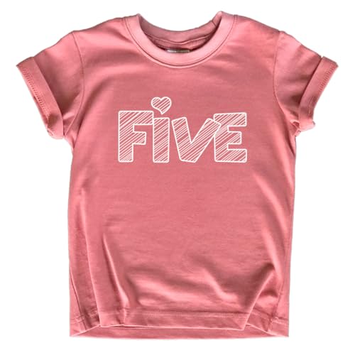 Unordinary Toddler 5th Birthday Shirt Girls 5 Year Old Outfit Girl Five Years Happy Bday Gift Fifth Tshirt - Main Image