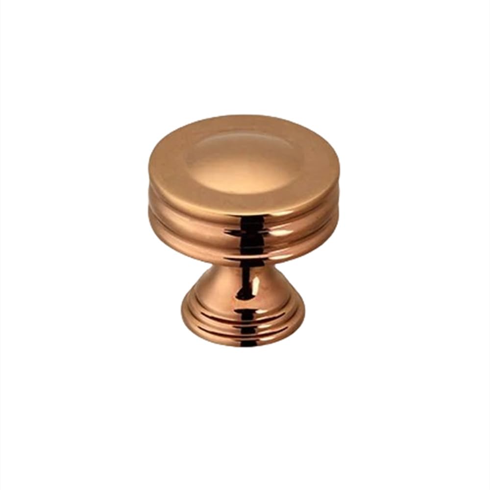Bouton de meuble en laiton massif doré brillant pour rafraîchir une armoire