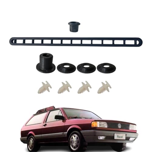 Kit Reparo da Presilha Ombreira Gol Parati Saveiro Voyage GL GLS GTS GTi 87 a 94 Preto