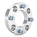 RockTrix - 1 inch ATV Wheel Spacers (4x110, 74mm Bore, 10x1.25 Studs, Cone Nuts) Compatible with Honda Yamaha Suzuki Bombardier (Read Listing for Year Model Info) UTV V3 25mm Silver 2pcs