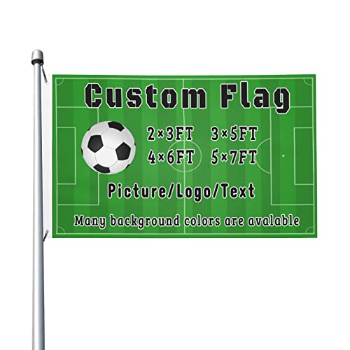 SXLONG Bandeiras personalizadas - bandeiras personalizadas 2 ftx3 ft, 3 ftx5 ft, 4 ftx6 ft, 4,7 ftx7 ft - bandeira personalizada para jardim ao ar livre para aniversários/feriados / Natal