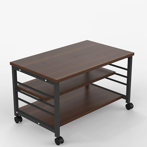 Image of InnoFur Meleti Low-Type Floor Sitting Table, Multi-Utility Desk, Study, Laptop for Home and Office (Brown,Size- 65x40CM)