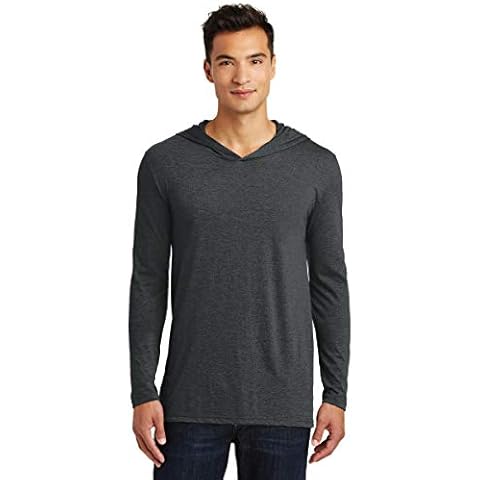 Mens Perfect Tri Long Sleeve Hoodie-DM139-Black Frost-XS Cover