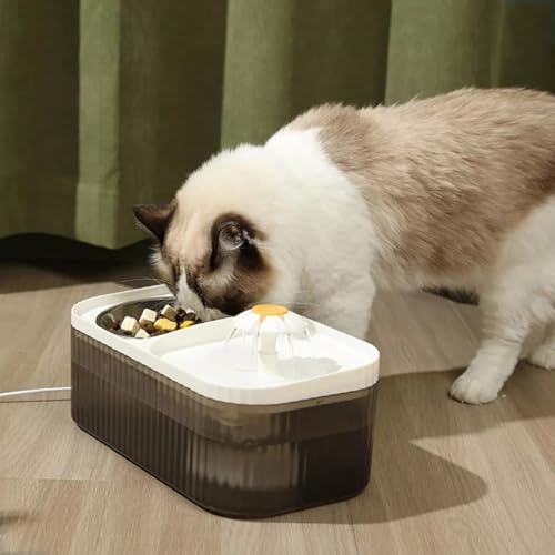 VITX Fonte de Água Pet Para Gato ou Cachorro Dispensador de Água Ultra Silencioso 3L com Bomba Intel