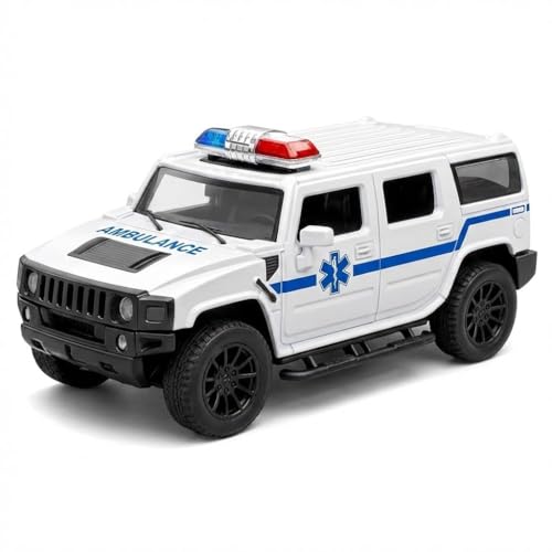 Image of Amisha Gift Gallery Diecast Ambulance Toy Car for Kids, Pack of 4