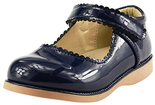 The Doll Maker Red Patent Mary Jane Glitter Ballet Flat for Girls