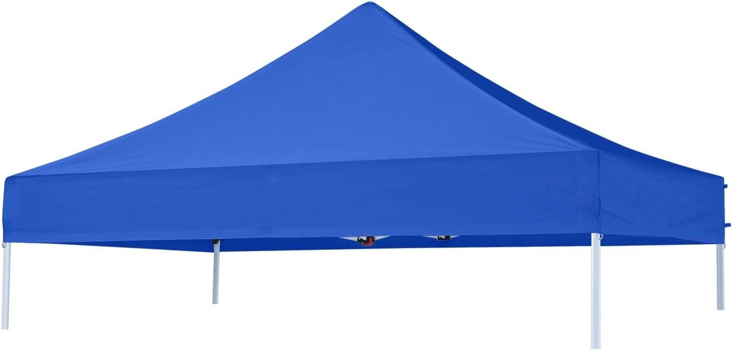 10x10 ft Gazebo Tent Top Fabric | Durable & Weather-Resistant Canopy for Outdoor Events (Blue)