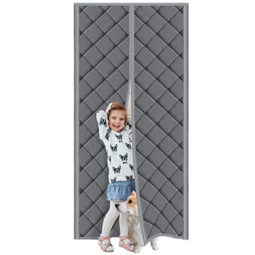 Samuliy Magnetic Thermal Insulated Door Curtains, Magnetic Thermal Curtains, Waterproof Magnetic Door Cover Curtains for Exterior Doors, Balconies, Bedrooms