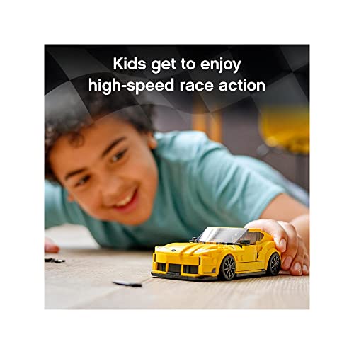 Image of LEGO Speed Champions Toyota GR Supra 76901 Building Kit+Speed Champions McLaren Elva 76902 Building Kit-(Set of 2Toys)