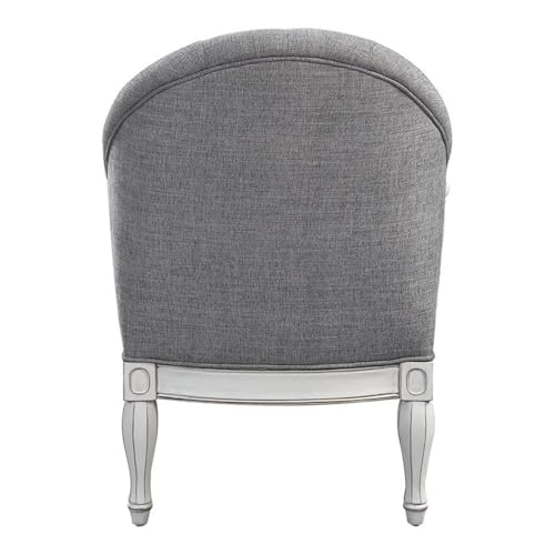 Sillón Tela Plegable Gris miniatura 6