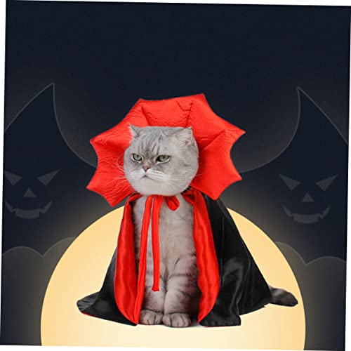 Disfraz cómodo para perro capa temática Halloween miniatura 7
