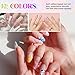 12 Color PreciseNail Art Pens with Quick Dry Fine Tip for Easy Application All Nails Types Gift Box Included Fast Dry Nail Pens