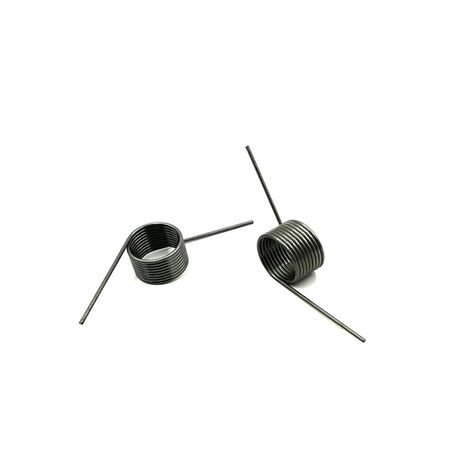 Jiuxinyun 10Mm_2.0mm V-Spring, 2.0 Wire Diameter Torsion Small Torsion Spring, Hairpin Spring, 180/120/90/60 Degree Torsion Torsion Spring, 10Pcs(3 Laps 120 Degrees,)