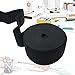 Elastic Bands Spool Sewing Band Flat 12Yards (Black, 2 inch)