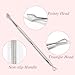 Nail Cuticle Pusher - Stainless Triangle Gel Nail Polish Remover Cuticle Peeler Scraper Remover Tool for Fingernails and Toenails