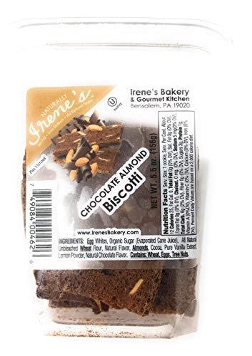IRENES BAKERY Chocolate Almond Biscotti, 5 OZ