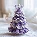 DIY Crochet Christmas Tree Kit for Beginners–Handmade Holiday Craft Set with Yarn, Hook, Beads,Easy Starter Kit for Christmas Decorations, Tree Ornaments & Party Decor (Pink)