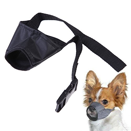 Chansted Bozal de Aseo para Perro, Nailon, sin ladridos, Ajustable