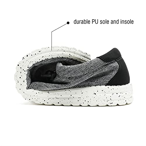Men's Machine Washable Loafers Lace Up Slip On Casual Comfortable and Breathable Boat Shoes for Work Lightweight Soft Sole Traveling Shoes Gifts for Men Zapatos para Casuales4