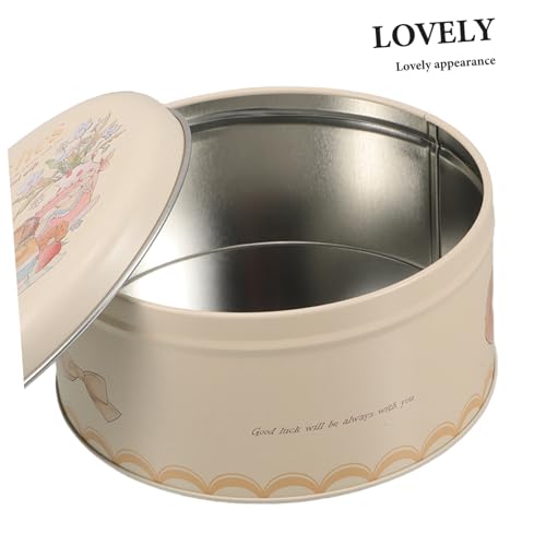 Boîtes métalliques à biscuits lapin Cabilock : 3 récipients hermétiques pour snacks de Pâques - 4