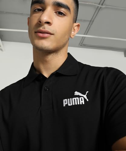 Image of Puma Men Cotton Solid Regular Fit T-Shirt