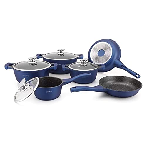 Royalty Line 10 Teile Küchenset GREBLON ® Dunkelblau Cover