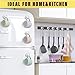 Junarter 6 Pack Metal Magnetic Hooks,40lb+ Heavy Duty Magnet Hooks,Magnetic Kooks Heavy Duty for Cruise Cabins,Hanging,Grill,Tool,Kitchen
