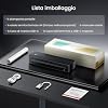 TATTMUSE Portable Printers Wireless for Travel, Inkless Printer for Phone & Laptop, Thermal Bluetooth Small Compact Mobile Printer for Home Use, Support 8.5 X 11 US Letter & A4 Size
