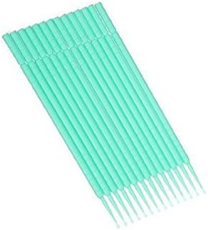 Easyinsmile Eyelash Extension Disposable Microbrush Swab Applicators, 100pcs/ pack (green)