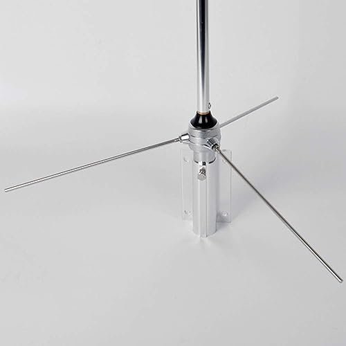 Miniatura 5 de HYS Radio móvil UHF de 100 vatios de frecuencia alterable Antena móvil de aleación de aluminio para 350-500 Mhz dispositivo repetidor Motorola