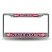 MLB Washington Nationals Bling License Plate Frame, Chrome, 12 x 6-Inch