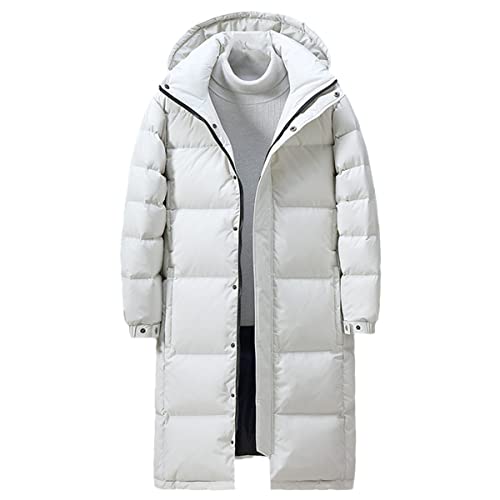 Veste chaude d'hiver pour homme en duvet de canard blanc de taille XXXL