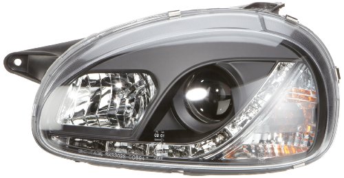 Phares Daylight FK Automotive FKFSOP010027 noirs pour tuning automobile