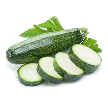 Brownie Brand Fresh Squash Gray Zucchini Seeds Organic, Tender, and Nutritious Summer Squash, Perfect for Sauteing, Grilling, Roasting, and Baking. Rich in Vitamins, and Antioxidants. Packet
