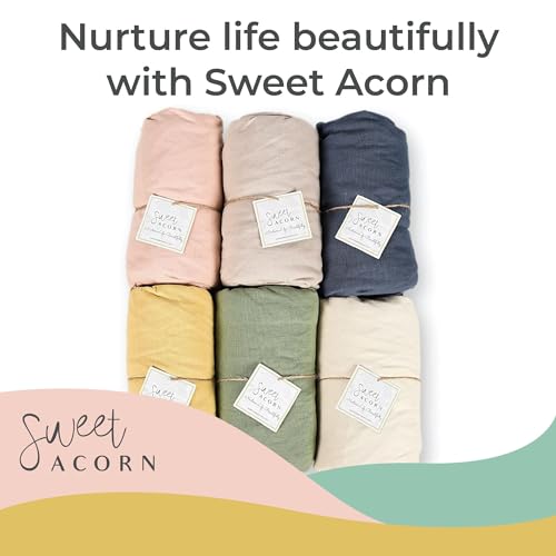 Sweet Acorn 3 Piece Toddler Bedding Sets - Organic Cotton Jersey Knit - Fits Convertible Cribs And Mattresses thumb #7