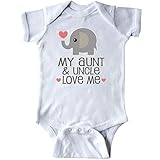 inktastic Aunt and Uncle Love Me Nephew Infant Creeper 6 Months White 33977