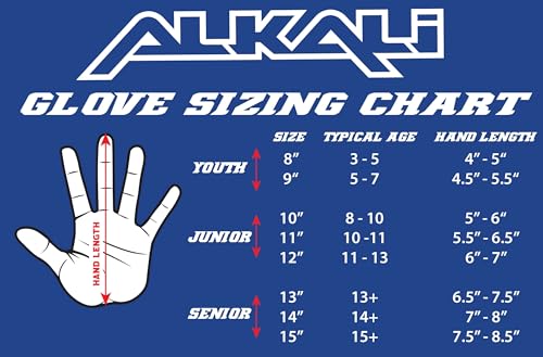 Alkali Cele II Adult Senior Ice Roller Hockey Gloves (13 Inch) - Thumbnail 2