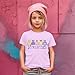Princess Girls Shirt Magical Shirts for Toddler Embroidered Dress Graphic T Shirt Holiday Vacation Tee Tops Purple