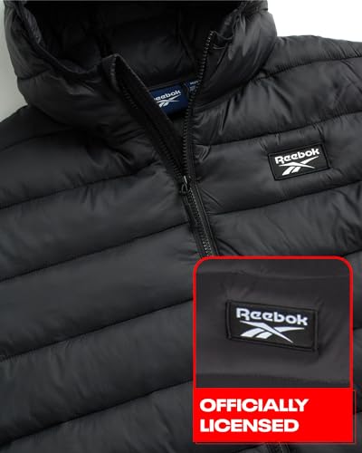 Reebok 1000000646-1 Men'S Jacket – Lightweight Hooded Quilted Puffer Coat thumb #2