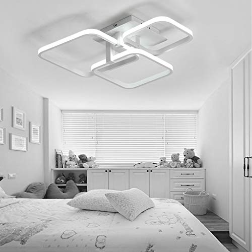 Lampe à plafond acrylique minimaliste ultra-mince rectangulaire pour intérieur design