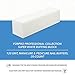 ForPro Professional Collection Super White Buffing Block, 120 Grit, Four-Sided Manicure and Pedicure Nail Buffer, 3.75” L x 1” W x 1” H, 20-Count