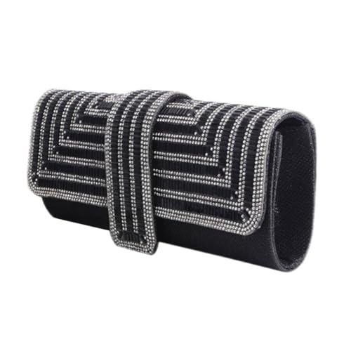 Sac de soirée cristaux spacieux pour grand téléphone portable