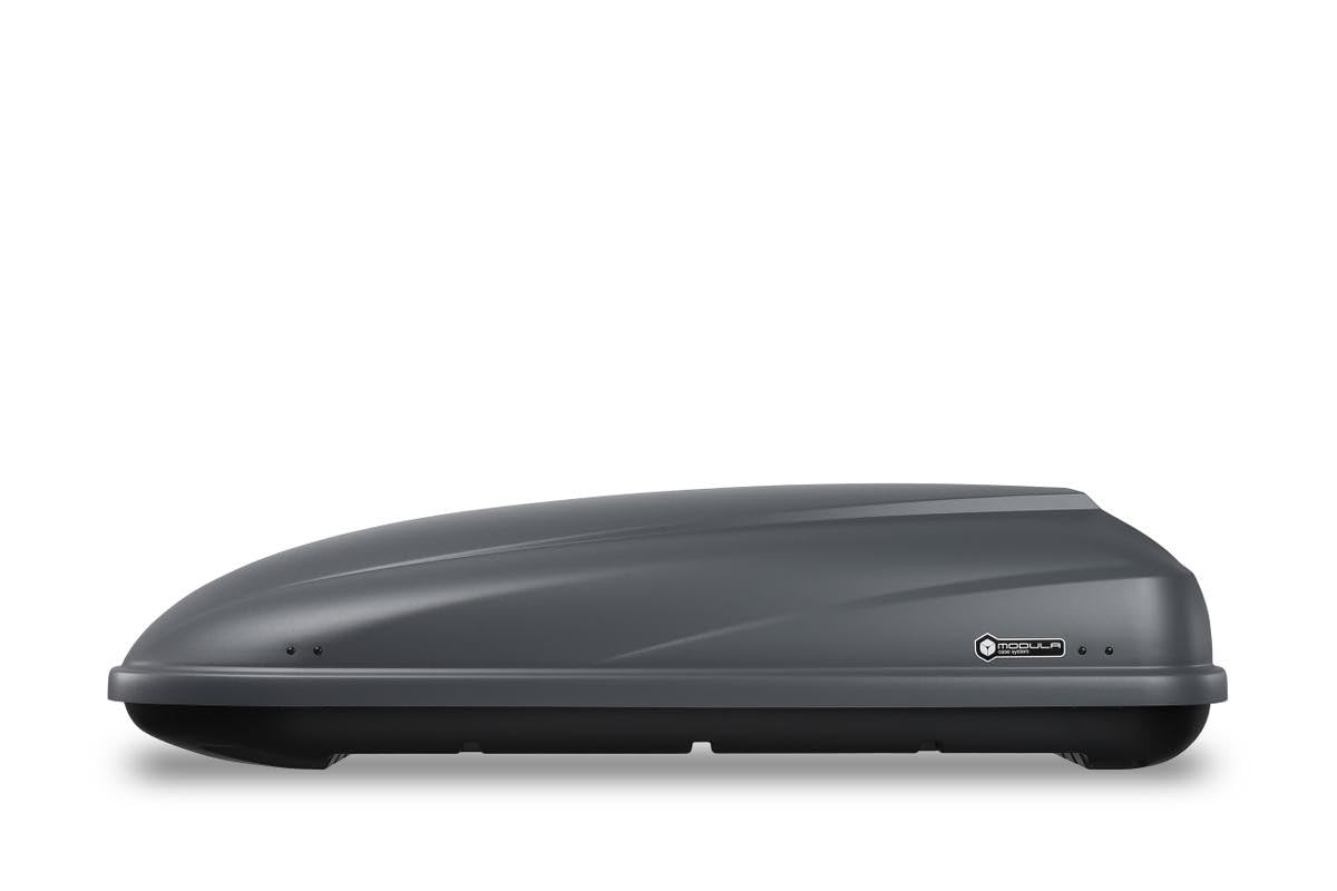 Box portapacchi auto shuttle baule auto da viaggio modula travel 460 ANTRACITE