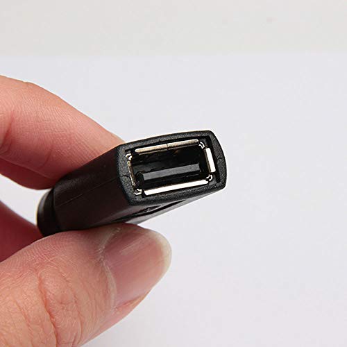 Acxico adaptador conector USB a DC 5.5x2.1 mm, 4 piezas miniatura 6