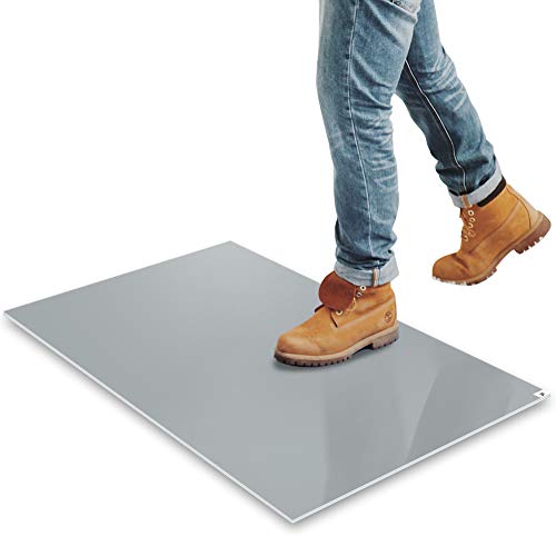 SATECH Sticky/Tacky/Adhesive Mat 18" x 36" Grey (Case of 4 Mats,30 Sheets Each) for Cleanroom Laboratory Hospital Construction Pets by SATECH - Used condition - US$42.71
