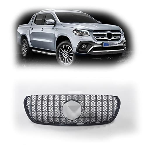 Calandre Benz Classe X style GT R argent grille de radiateur en maille robuste