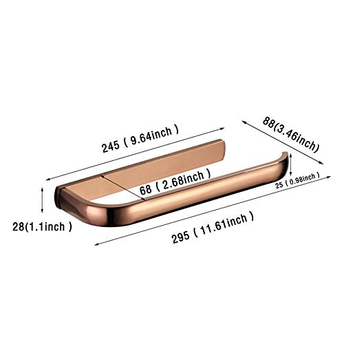 Etmla European-Style Simple Plating Rose Gold Simple Brass Towel Ring Towel Bar Bathroom Hardware Accessories #TOP5