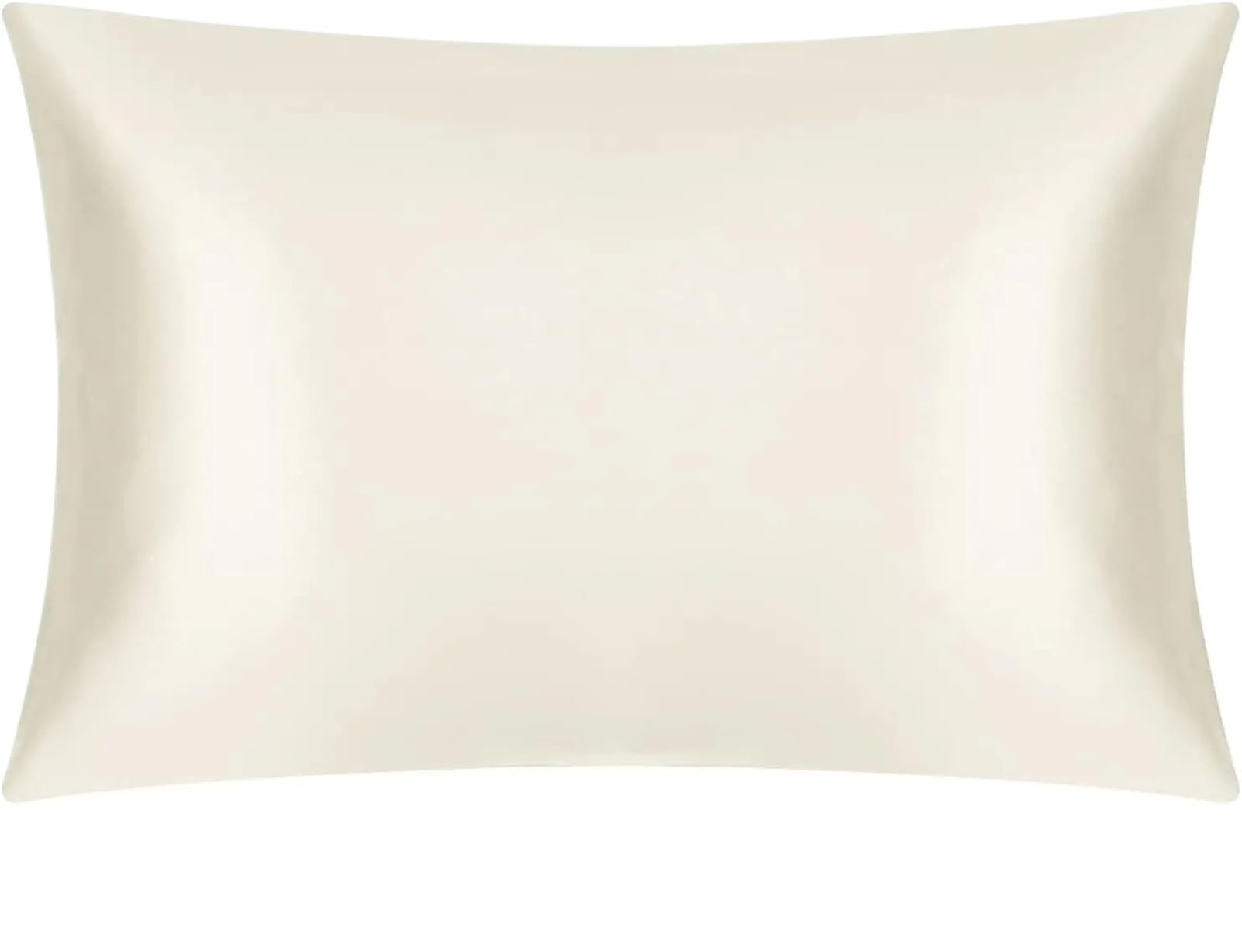 Silky Pillow Covers, Silk And Tencel Pillowcase For Hair And Skin, Envelope, Multicolor, 20x30in(White)